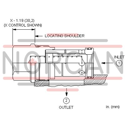 Sun Hydraulics-CHECK VALVE-CXJAXBN