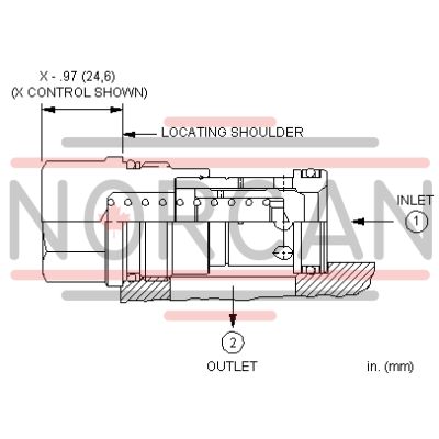 Sun Hydraulics-CHECK CARTRIDGE-CXHAXZV