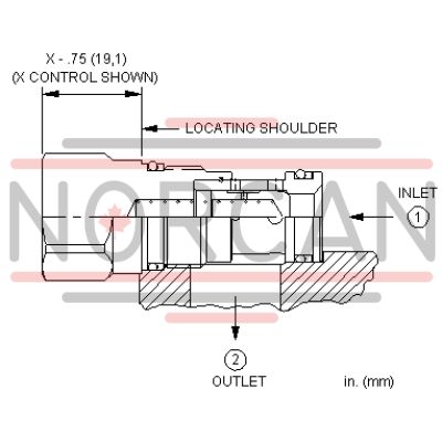 Sun Hydraulics-CHECK CARTRIDGE-CXDAXCN