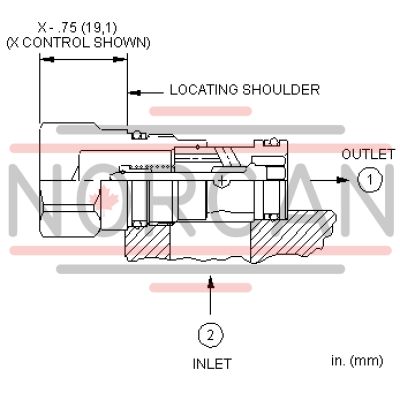 Sun Hydraulics-CHECK CARTRIDGE-CXCDXCN