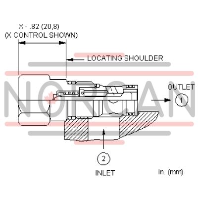Sun Hydraulics-CHECK CARTRIDGE-CXADXAN