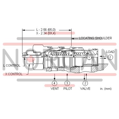 Sun Hydraulics-CHECK CARTRIDGE-CVEVXCN