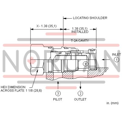 Sun Hydraulics-CHECK CARTRIDGE-COFBXEN