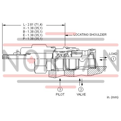 Sun Hydraulics-CHECK CARTRIDGE-CKEBLAN