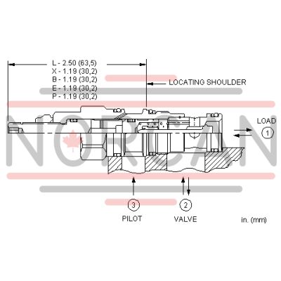 Sun Hydraulics-CHECK CARTRIDGE-CKCBXAN