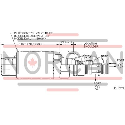 Sun Hydraulics-DIRECTNAL CART-DFDA8DN