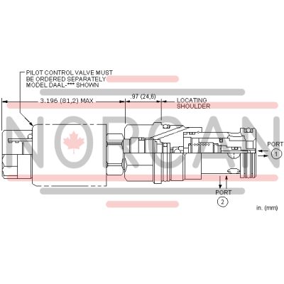 Sun Hydraulics-DIRECTNAL CART-DFEA8DN
