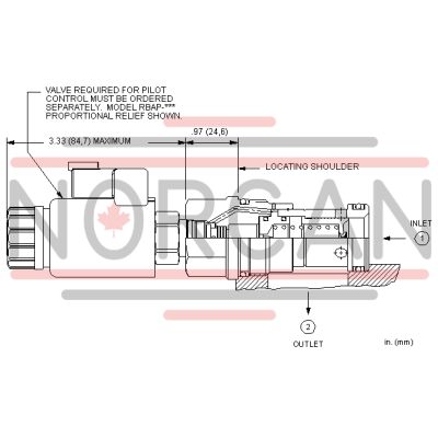 Sun Hydraulics-RELIEF VALVE-RPIC8DN