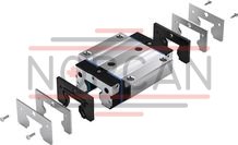 technical illustration-R18515232X-Roller runner block, FNS, size 55, steel CS, accuracy high, average preload
