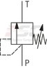 technical illustration-R900424269-Pressure relief valve, direct operated