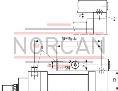 technical illustration-R407999236-Nominal pressure 160 bar, piston Ø 25 ... 200 mm, piston rod Ø 14 ... 140 mm, stroke length up to 3000 mm