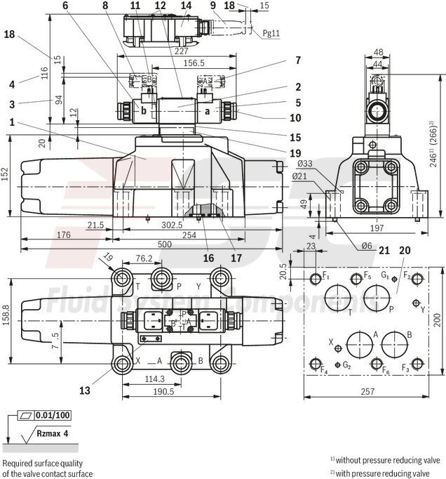 technical illustration-R978009278-Size 32, symbol W6, integrated electronics, 24 V DC