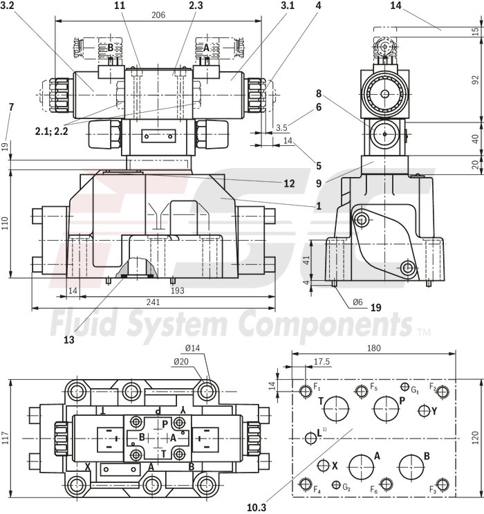 technical illustration-R978913649-Size 22, symbol E, electrical with solenoid, 110-120 V AC