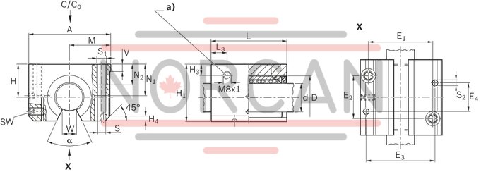technical illustration-R103761620-Linear set (aluminum), O-A-16, with two seals