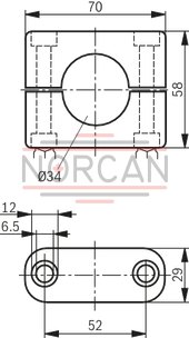 technical illustration-R901433087-Electronic pressure switch with display, 2 switching outputs, pressure range 0 &hellip; 250 bar, connector 4-pole M12x1 A-coded, throttle element