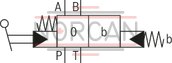 technical illustration-R901332492-Size 25, symbol W, with manual actuation