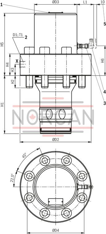 technical illustration-R901062878-Functional product design Modular set-up:&bull; Cartridge valve with various options&bull; Control cover in various variants for realization of selected functions&bull; Electric monitoring of the spool position Power and flow-optimized design:&bull; High flows&bull; Low pressure drops&bull; High switching velocities&bull; Low leakage oil flowsRobust design:&bull; High reliability&bull; Long life cycle Other features:&bull; Small installation size, low weight&bull; Easy to service
