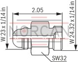 technical illustration-0531602501-Diaphragm accumulator size 0.7 liters, 180 bar for mobile and industrial applications