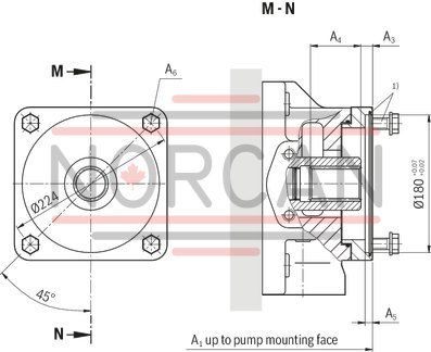 technical illustration-R901065969-Pump A4VSO with analog OBE