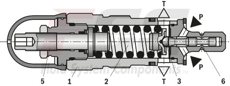 technical illustration-R900424269-Pressure relief valve, direct operated