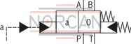 technical illustration-R978903900-Type of actuation: hydraulic-hydraulic For subplate mounting Porting pattern according to ISO&nbsp;4401 Subplates according to data sheets 45054 to 45060 (separate order) Spring centering, spring end position or hydraulic end position Optional auxiliary operating device Switching time adjustment, optional Preload valve in channel P of the main valve, optional Stroke setting at main spool, optional Stroke setting and/or end position control, optional Inductive position switch and proximity sensors (contactless)