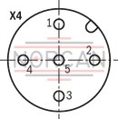 technical illustration-R901059709-Direct operated proportional directional valve with integrated digital control electronics for the pressure, force and flow control (Integrated Axis Controller IAC-P) Completely adjusted unit consisting of valve, pressure sensor(s) (optional), digital control electronics and field bus connection Operation by means of proportional solenoids with central thread and detachable coil Valve control spool, position-controlled Integrated pressure sensor plate (optional) For subplate mounting: Porting pattern according to ISO 4401 Analog interface for command and actual value Design for CAN bus with CANopen protocol DS 408 or Profibus-DP Quick commissioning via PC and WIN-PED 6 commissioning software