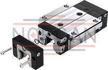 technical illustration-R165111420-Ball runner block, FNS, size 15, steel CS, accuracy standard, low preload, without ball chain