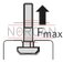 technical illustration-COLLAR NUT-Flange nut 8 mm slot M6