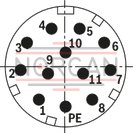 technical illustration-R901436213-Size 25, A &rarr; B, B &rarr; A, integrated electronics, 24 V DC