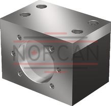 technical illustration-R150221085-Single nut with flange FEM-E-C, size 25 x 5R x 3 - 4