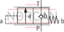 technical illustration-R900052521-Size 6, symbol C, hydraulically actuated