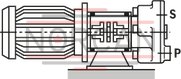 technical illustration-R900490630-Radial piston pump, size 1.0 ccm, pressure 450 bar for industrial applications, open circuit