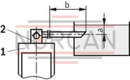 technical illustration-R901066620-Size 63, A &rarr; B, hydraulically actuated