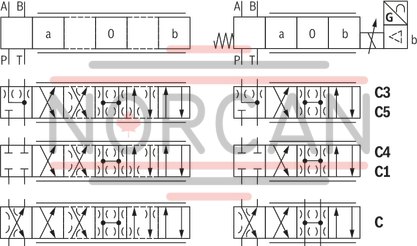 technical illustration-R901382312-Size 6, symbol C3, electrical with integrated electronics 24 V DC