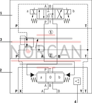 technical illustration-R901039097-Size 27, symbol E, electrical with integrated electronics, 24 V DC