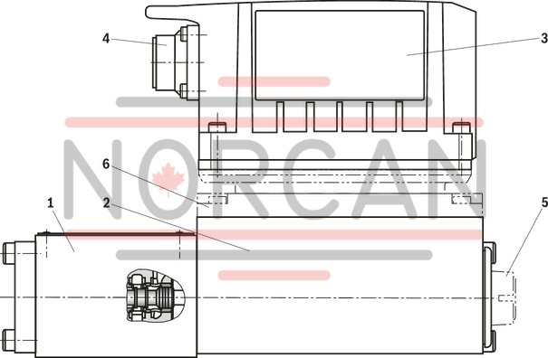 technical illustration-R901382312-Size 6, symbol C3, electrical with integrated electronics 24 V DC