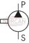 technical illustration-R900984020-Internal gear pump, size 11, pressure 350 bar for industrial applications, open circuit
