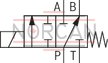 technical illustration-R900705669-For subplate mounting As cartridge valve 4 adjustment types, optionally:<br>
&bull; Rotary knob<br>
&bull; Adjustment spindle with protective cap<br>
&bull; Lockable rotary knob with scale<br>
&bull; Rotary knob with scale 4&nbsp;pressure ratings Solenoid-operated unloading via built-on directional spool valve