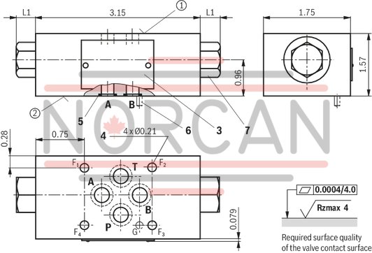 technical illustration-R900347510-Size 6, B1 → B2, mechanically actuated