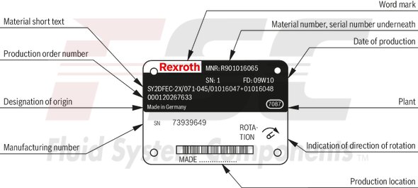 technical illustration-R987097394-Pump A10VSO BR31 with external analog electronics