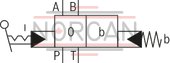 technical illustration-R901332492-Size 25, symbol W, with manual actuation