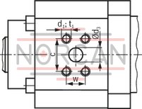 technical illustration-R407999236-Nominal pressure 160 bar, piston Ø 25 ... 200 mm, piston rod Ø 14 ... 140 mm, stroke length up to 3000 mm