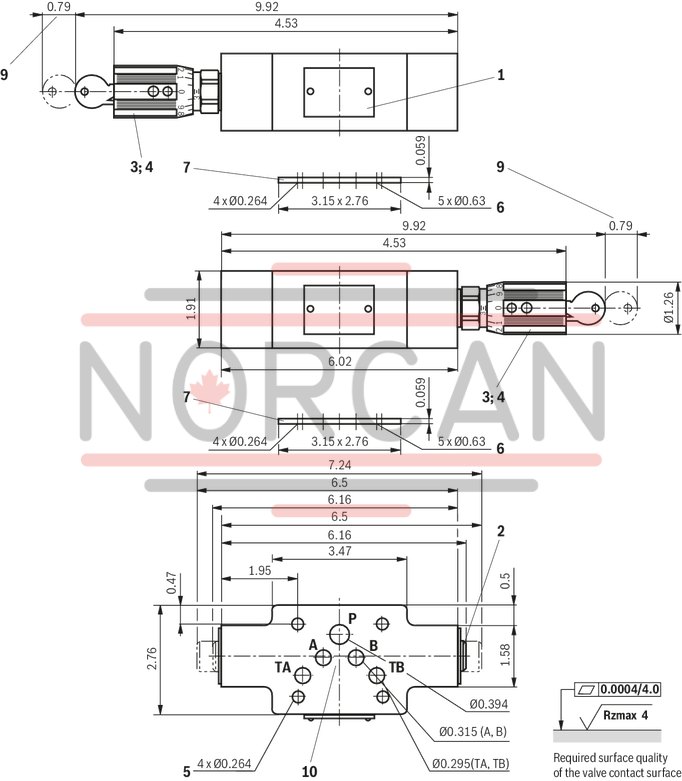 technical illustration-R900517812-Size 10, A1 → A2, B1 → B2 or A2 → A1, B2 → B1, mechanical