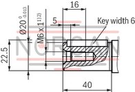technical illustration-R900932141-Fixed displacement Low operating noise Low flow pulsation High efficiency also at low speed and viscosity due to sealing gap compensation Suitable for broad viscosity and speed ranges All frame sizes and sizes can be arbitrarily combined Can be combined with internal gear pumps, radial piston pumps and external gear pumps