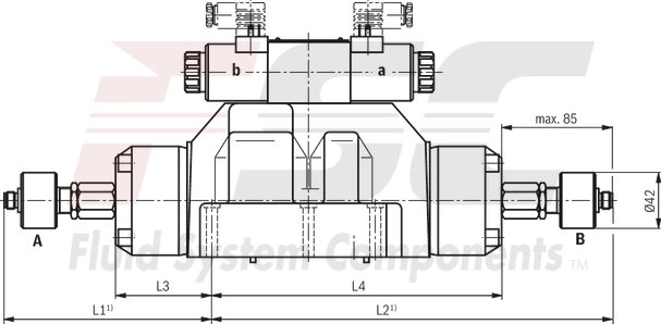 technical illustration-R978913649-Size 22, symbol E, electrical with solenoid, 110-120 V AC