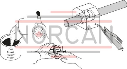 technical illustration-R103761620-Linear set (aluminum), O-A-16, with two seals
