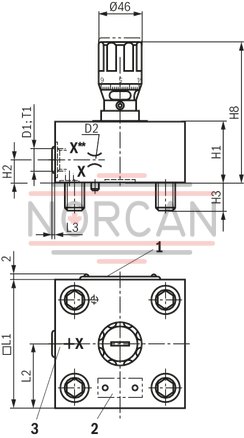 technical illustration-R901200519-With remote control port With stroke limitation