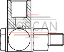 technical illustration-R18515232X-Roller runner block, FNS, size 55, steel CS, accuracy high, average preload