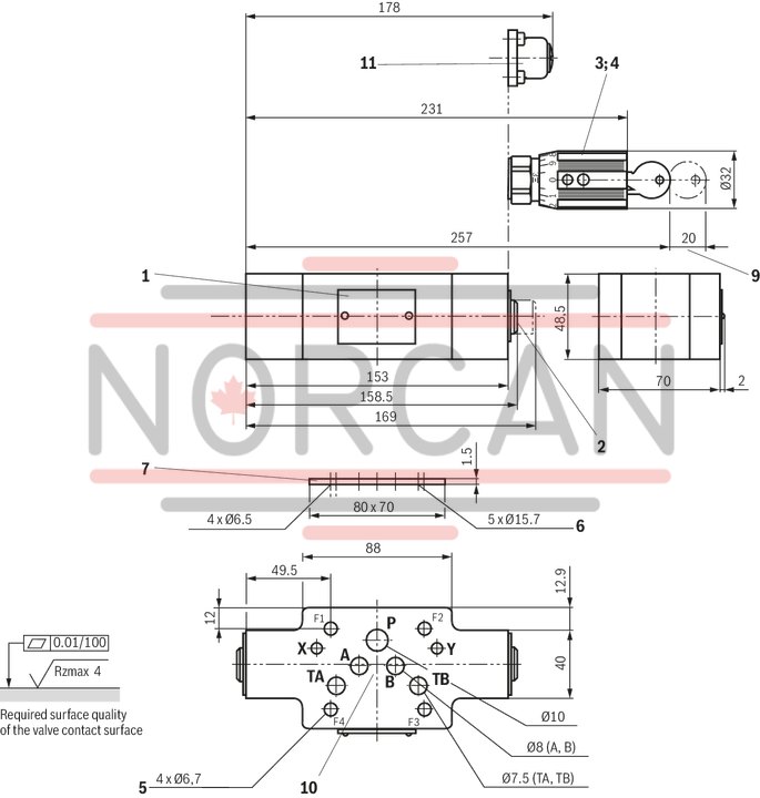 technical illustration-R900517812-Size 10, A1 → A2, B1 → B2 or A2 → A1, B2 → B1, mechanical