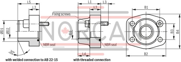 technical illustration-R900580382-Variable displacement pump, size 20 cm&sup3;, pressure 160 bar for industrial applications, open circuit